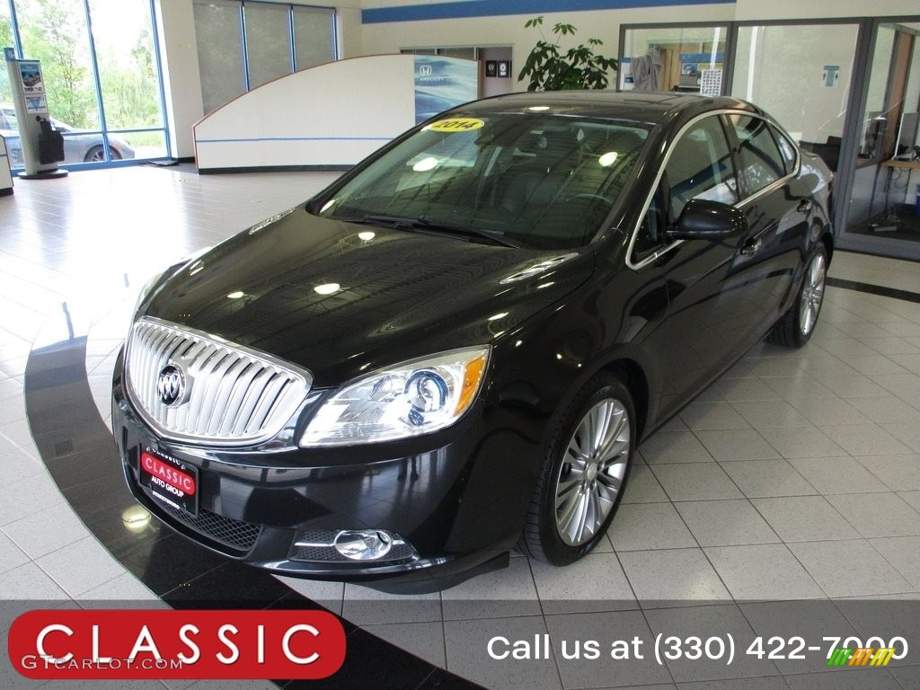 2014 Verano Premium - Carbon Black Metallic / Ebony photo #1