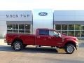 2019 Ruby Red Ford F350 Super Duty Lariat Crew Cab 4x4  photo #1