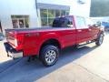 2019 Ruby Red Ford F350 Super Duty Lariat Crew Cab 4x4  photo #2