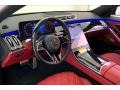 Carmine Red/Black 2022 Mercedes-Benz S 580 4Matic Sedan Dashboard