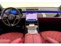 Carmine Red/Black 2022 Mercedes-Benz S 580 4Matic Sedan Dashboard