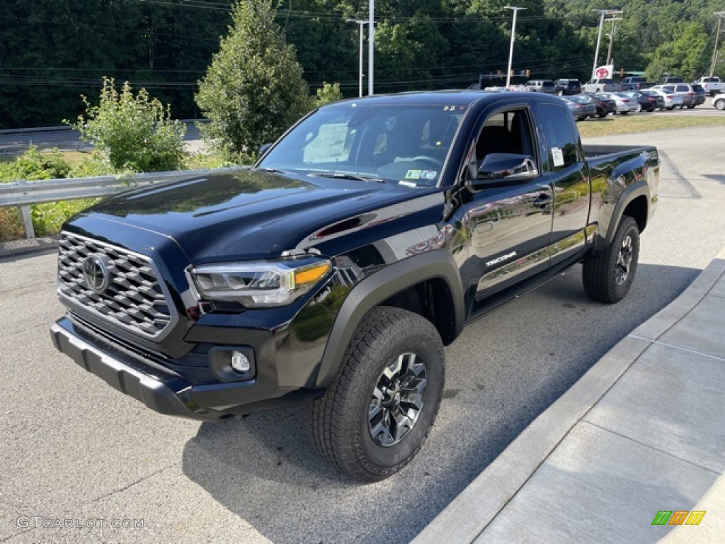 Midnight Black Metallic 2022 Toyota Tacoma TRD Off Road Double Cab 4x4 Exterior Photo #144479194