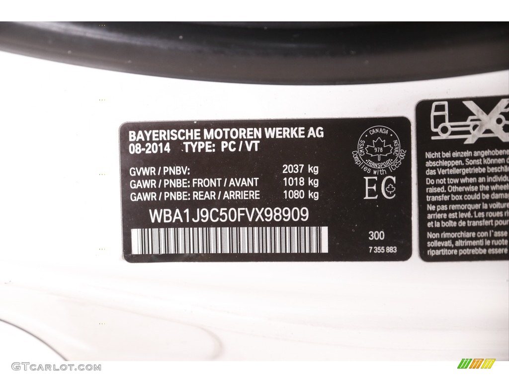 2015 2 Series M235i xDrive Coupe - Alpine White / Black photo #23