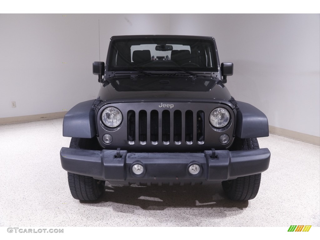 2018 Wrangler Sport 4x4 - Granite Crystal Metallic / Black photo #2