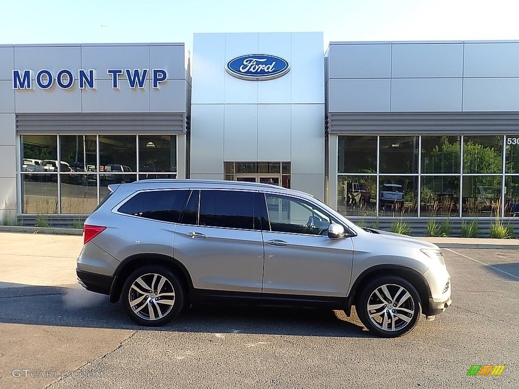 2016 Pilot Elite AWD - Lunar Silver Metallic / Black photo #1