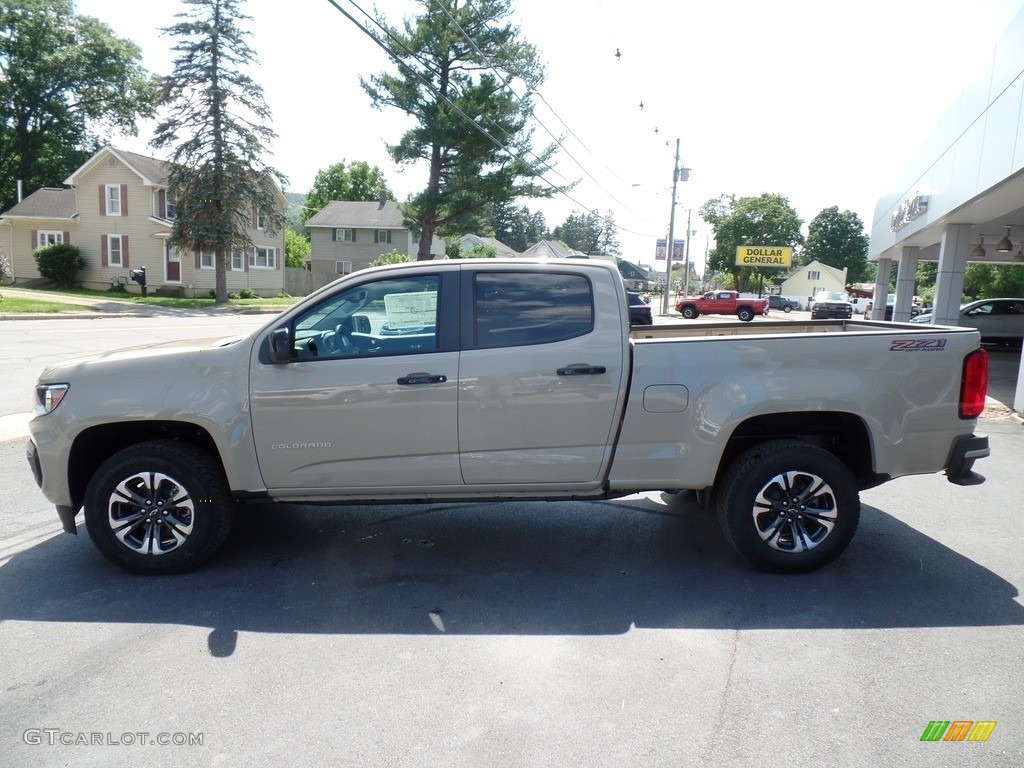 Sand Dune Metallic 2022 Chevrolet Colorado Z71 Crew Cab 4x4 Exterior Photo #144479917
