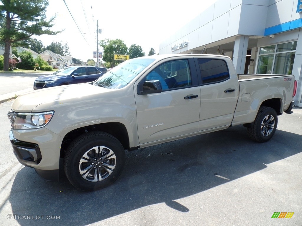 Sand Dune Metallic 2022 Chevrolet Colorado Z71 Crew Cab 4x4 Exterior