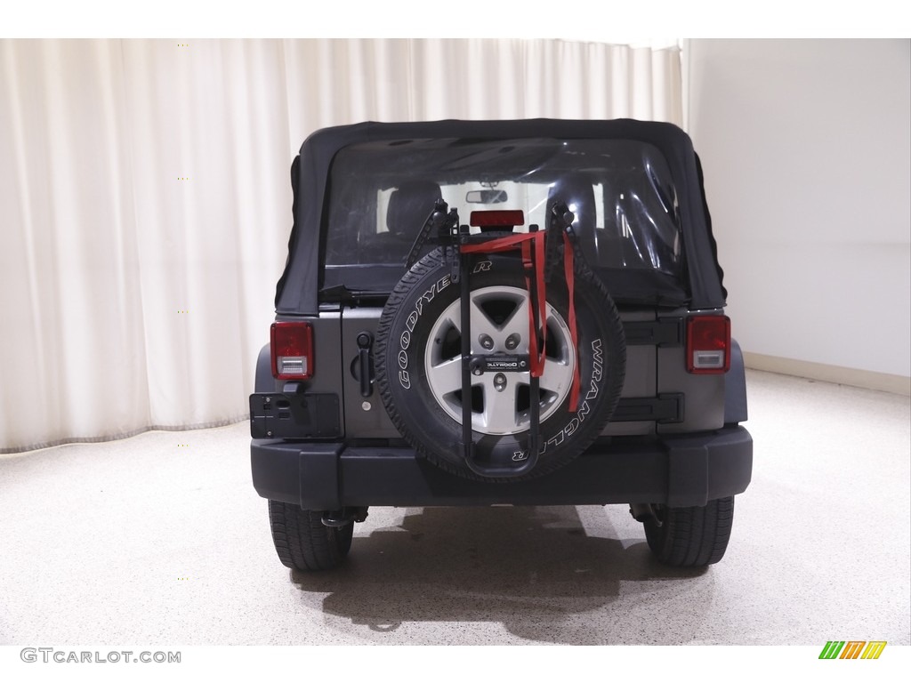 2018 Wrangler Sport 4x4 - Granite Crystal Metallic / Black photo #14