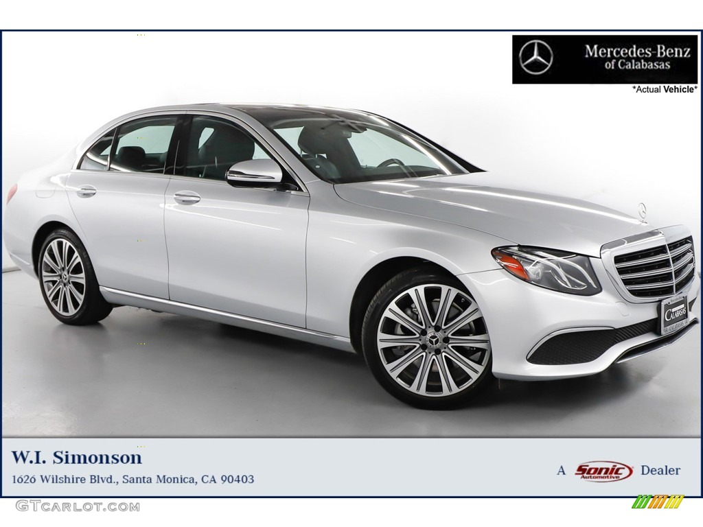 2019 E 300 Sedan - Iridium Silver Metallic / Black photo #1