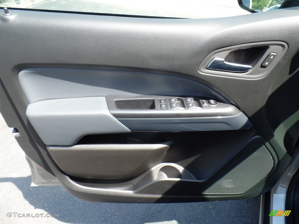 2022 Chevrolet Colorado Z71 Crew Cab 4x4 Jet Black/­Dark Ash Door Panel Photo #144480118