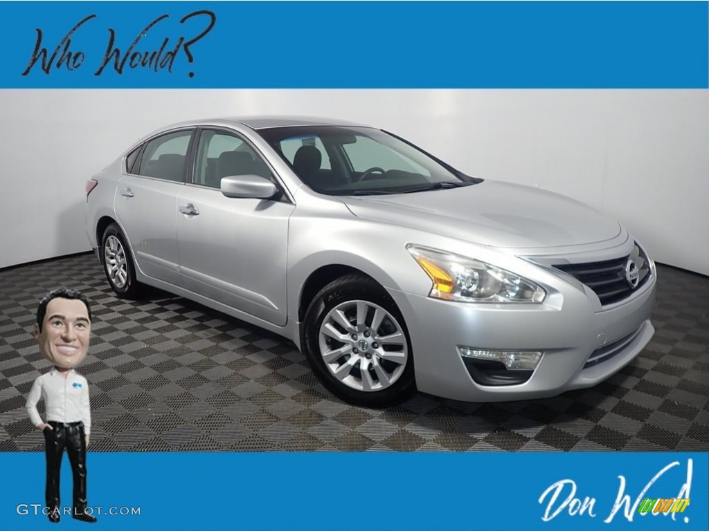 2015 Altima 2.5 S - Brilliant Silver / Charcoal photo #1