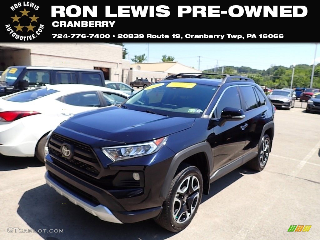 2021 RAV4 Adventure AWD - Midnight Black Metallic / Black photo #1