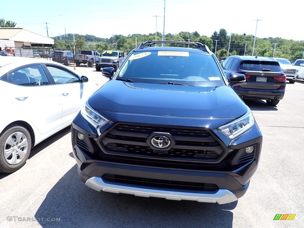 2021 RAV4 Adventure AWD - Midnight Black Metallic / Black photo #2