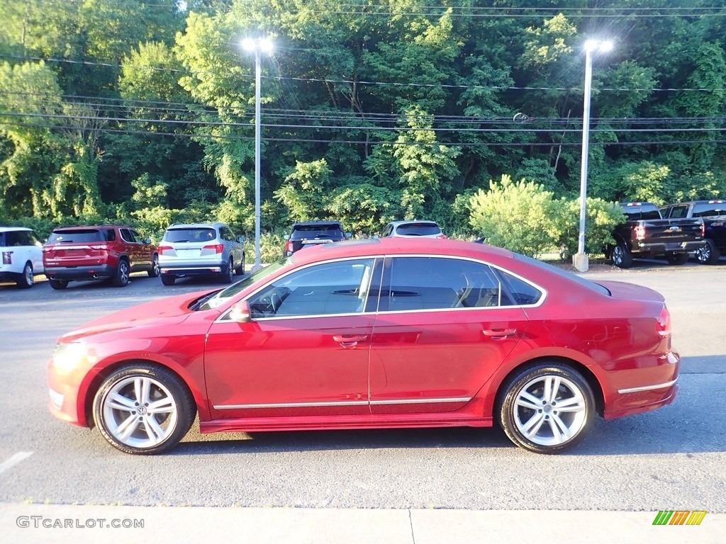 Fortana Red Metallic 2015 Volkswagen Passat V6 SEL Premium Sedan Exterior Photo #144480583