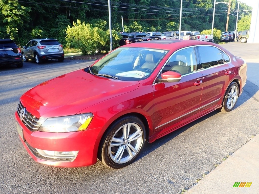 Fortana Red Metallic 2015 Volkswagen Passat V6 SEL Premium Sedan Exterior Photo #144480610