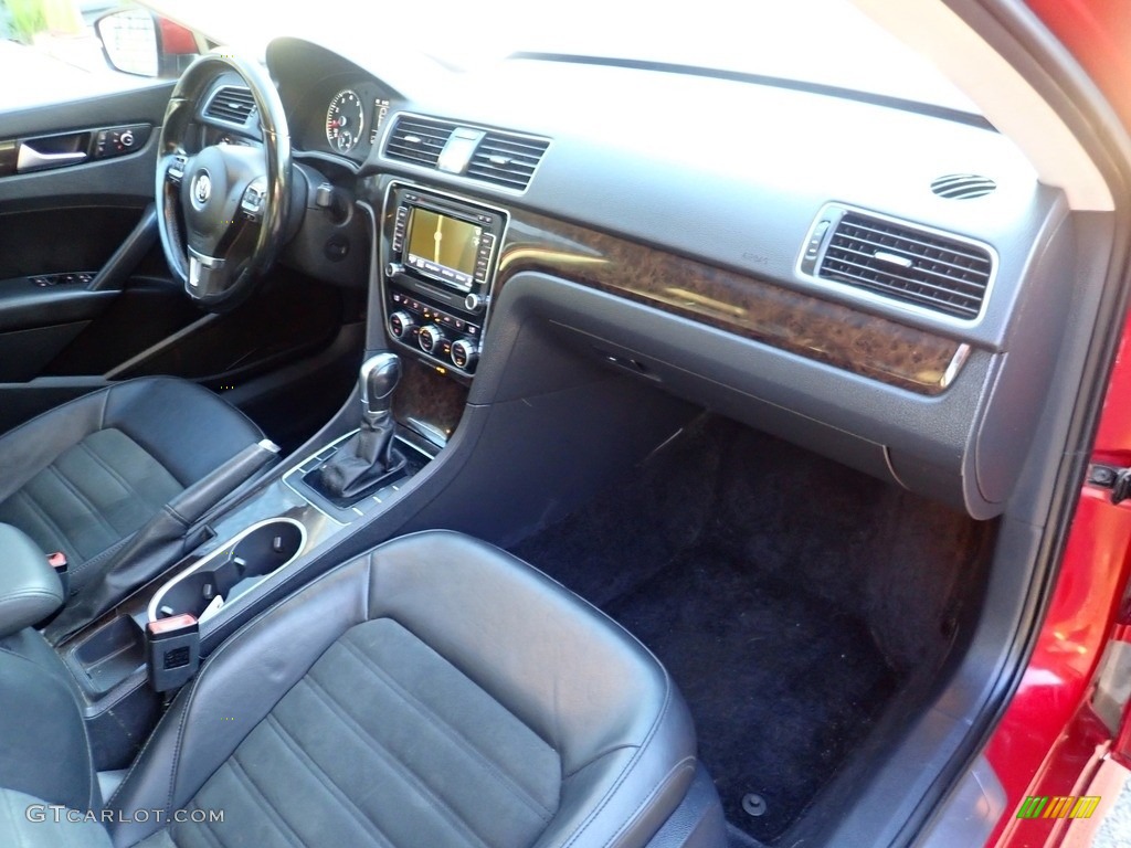 Titan Black Interior 2015 Volkswagen Passat V6 SEL Premium Sedan Photo #144480730