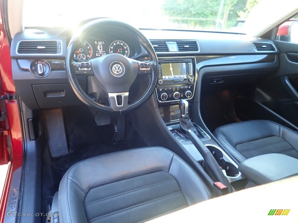 Titan Black Interior 2015 Volkswagen Passat V6 SEL Premium Sedan Photo #144480880