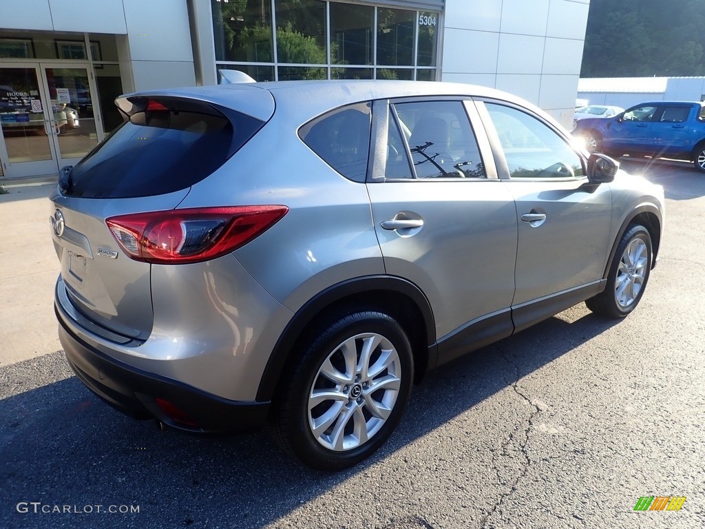 2014 CX-5 Grand Touring AWD - Liquid Silver Metallic / Black photo #2