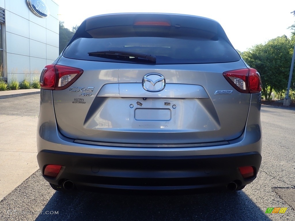 2014 CX-5 Grand Touring AWD - Liquid Silver Metallic / Black photo #3