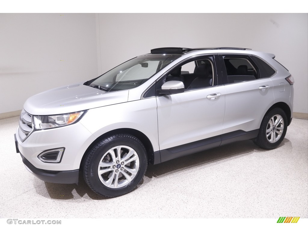 2018 Edge SEL AWD - Ingot Silver / Ebony photo #3