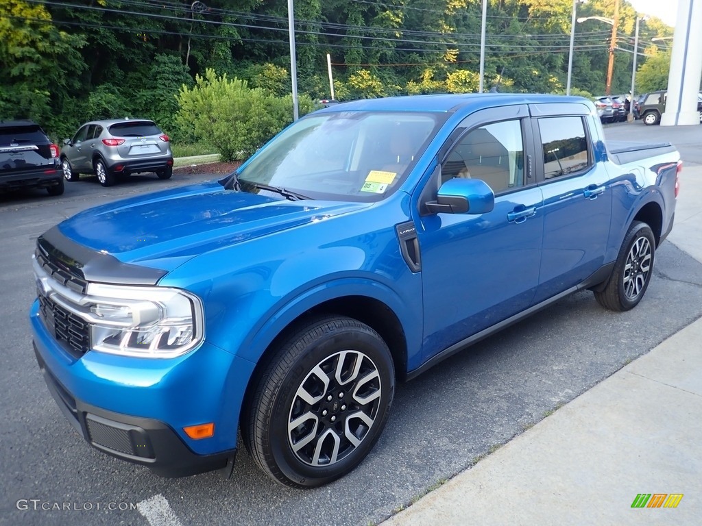 Velocity Blue 2022 Ford Maverick Lariat AWD Exterior Photo #144481864