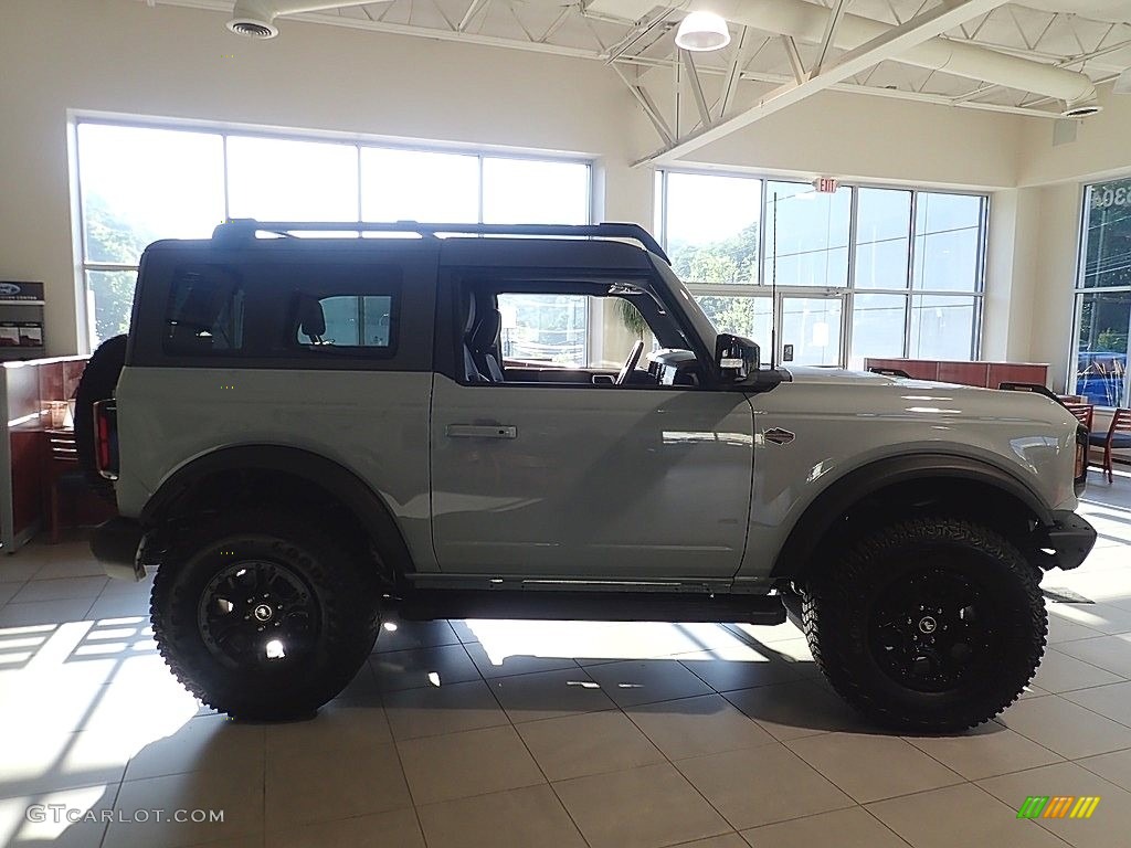 Cactus Gray 2021 Ford Bronco Wildtrak 4x4 2-Door Exterior Photo #144482386