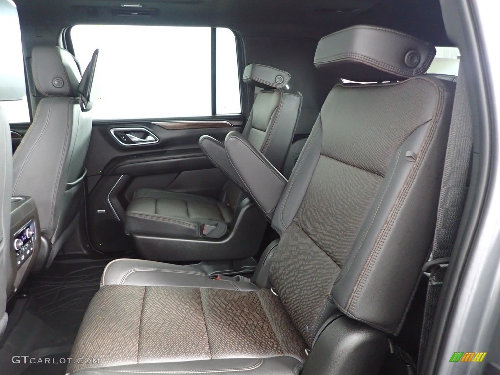Jet Black Interior 2021 Chevrolet Suburban High Country 4WD Photo #144482518