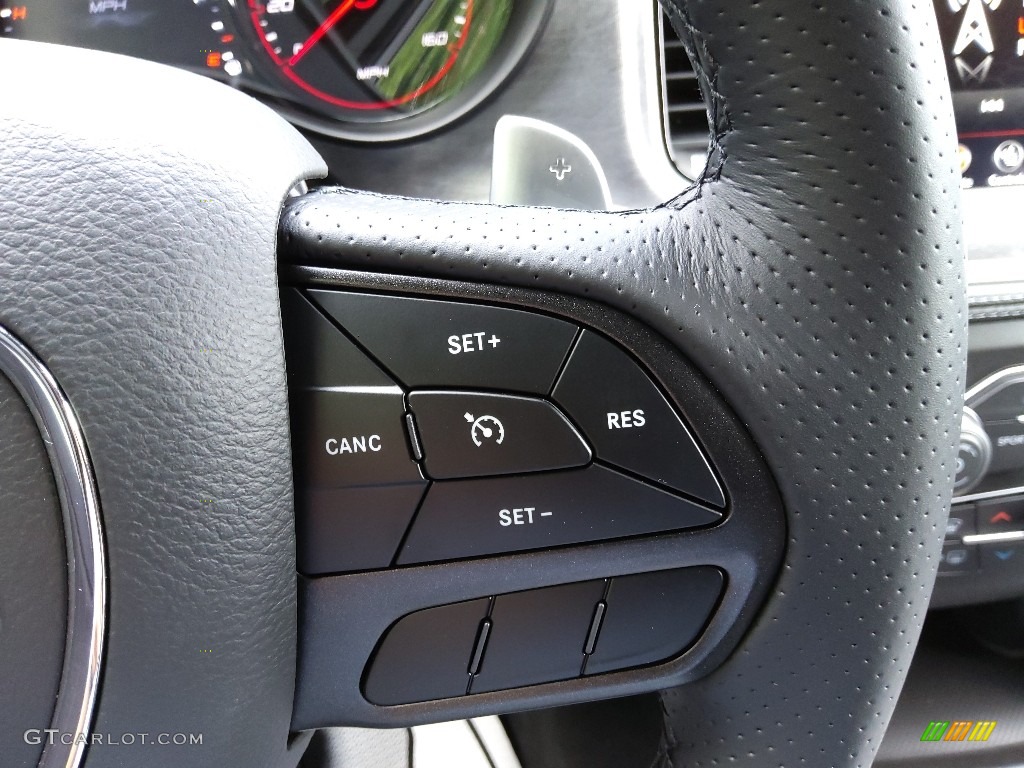 2022 Dodge Charger R/T Daytona Black Steering Wheel Photo #144482662