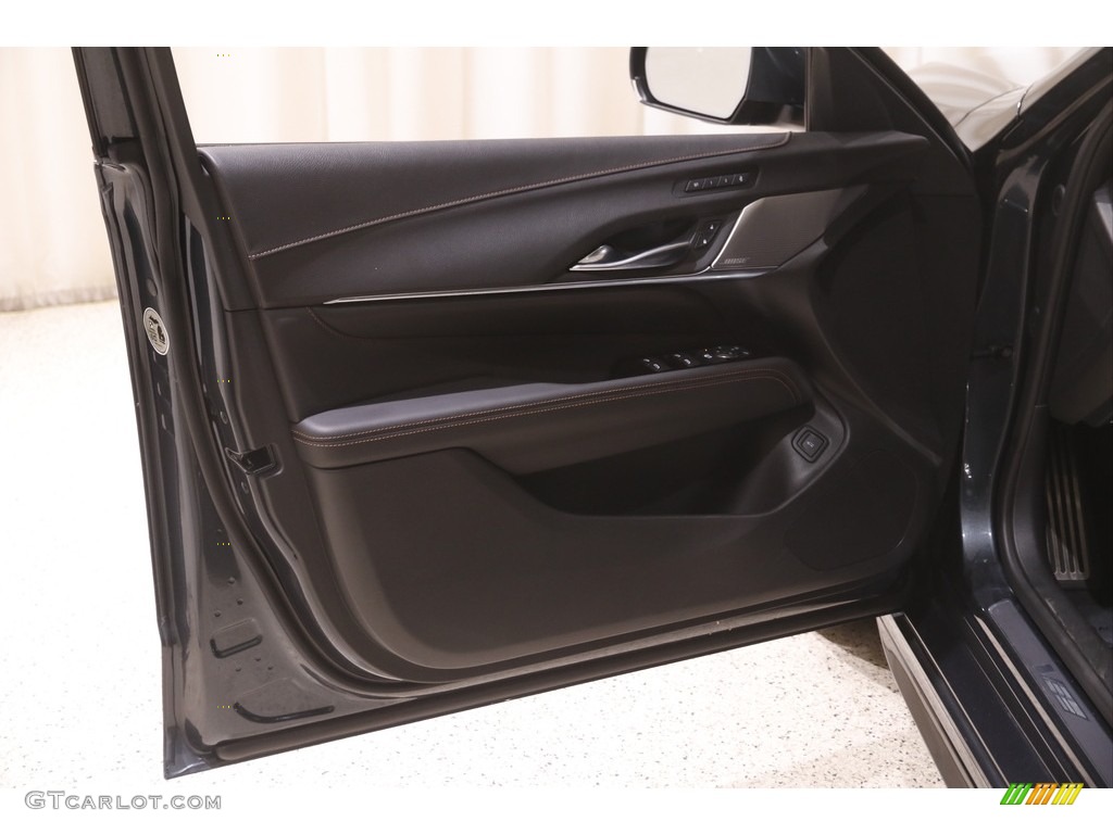 2020 Cadillac CT4 V-Series Jet Black Door Panel Photo #144483487