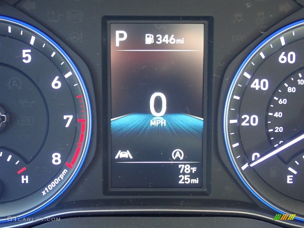2022 Kona SEL AWD - Blue Wave / Gray/Black photo #19