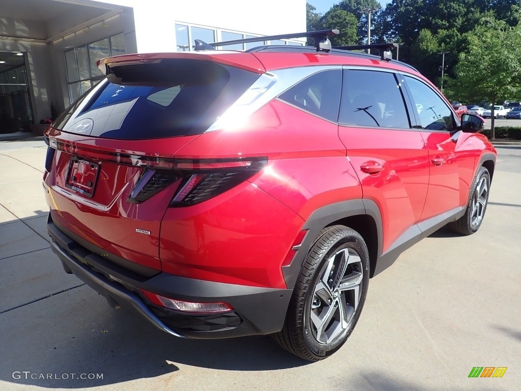 2022 Tucson Limited AWD - Calypso Red / Black photo #2