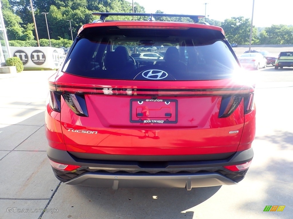 2022 Tucson Limited AWD - Calypso Red / Black photo #3