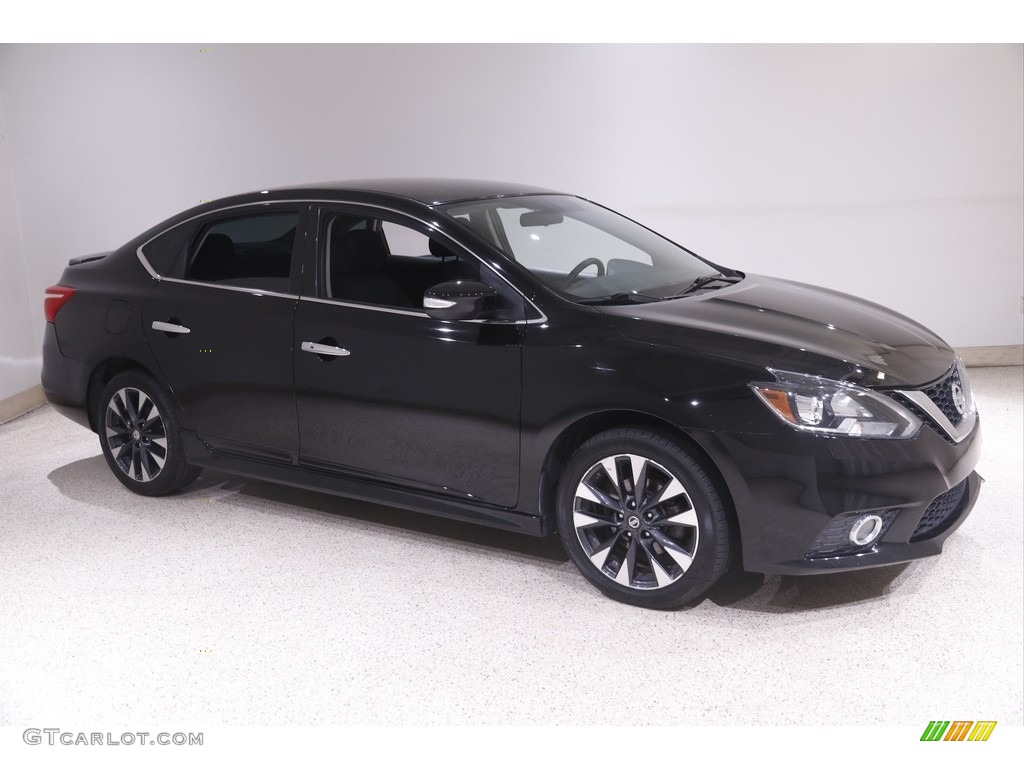 Super Black Nissan Sentra