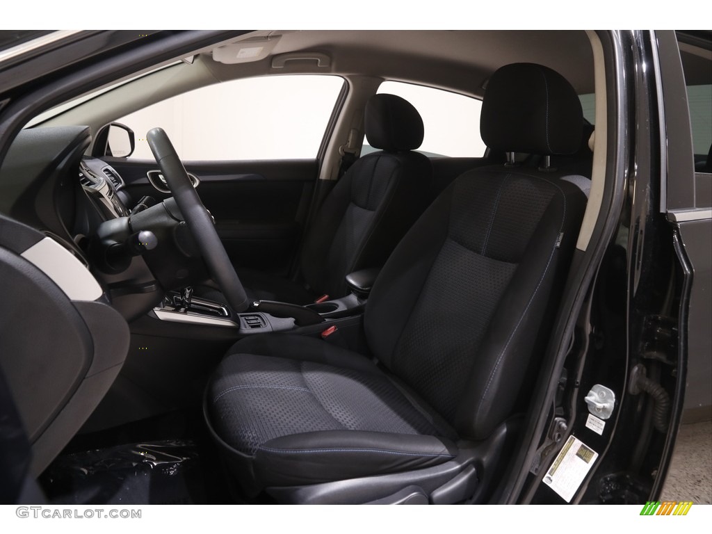 2016 Sentra S - Super Black / Charcoal photo #5