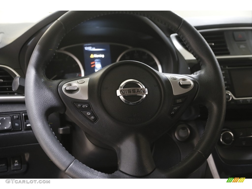 2016 Sentra S - Super Black / Charcoal photo #7