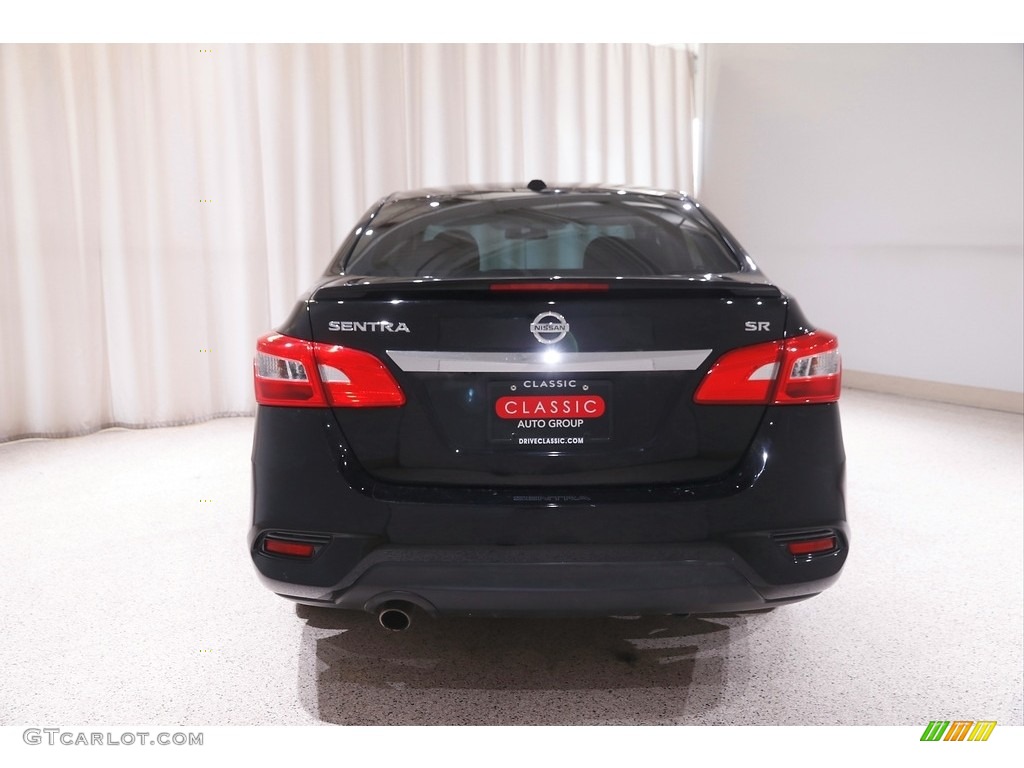 2016 Sentra S - Super Black / Charcoal photo #18