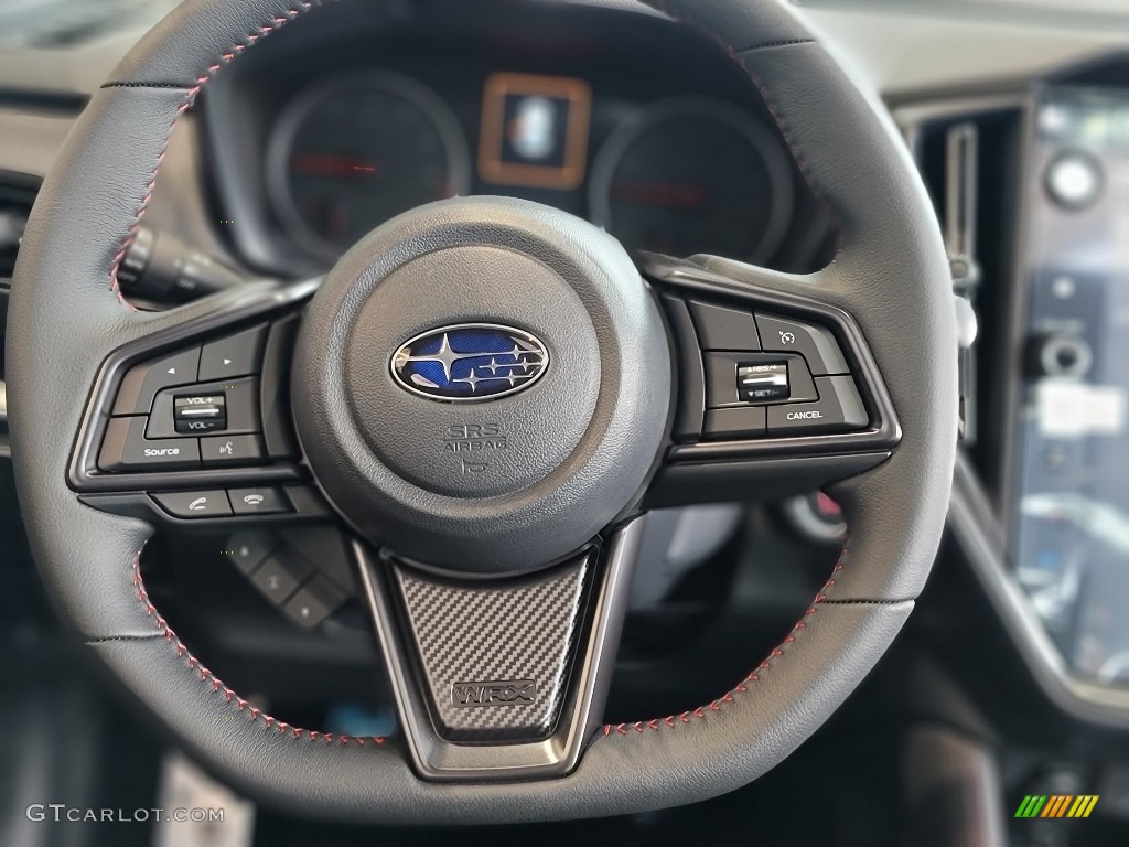 2022 Subaru WRX Limited Carbon Black Steering Wheel Photo #144485922