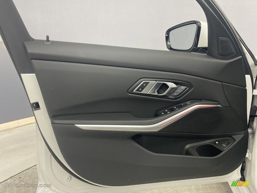 2022 3 Series 330e Sedan - Mineral White Metallic / Black photo #10