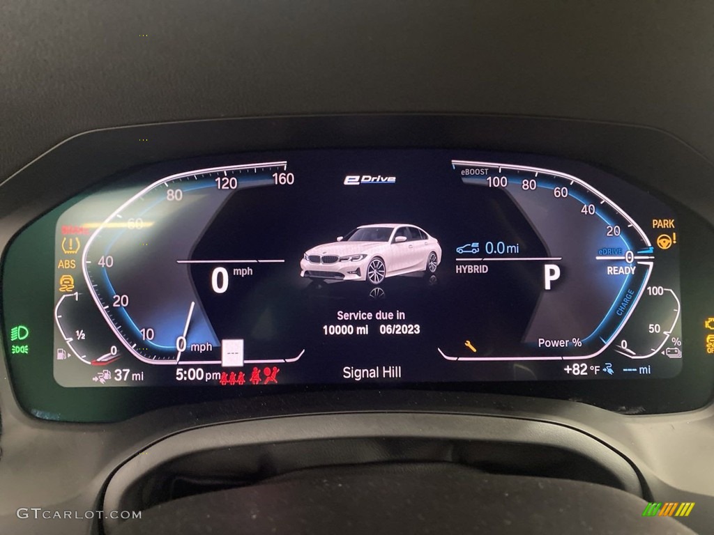 2022 3 Series 330e Sedan - Mineral White Metallic / Black photo #17