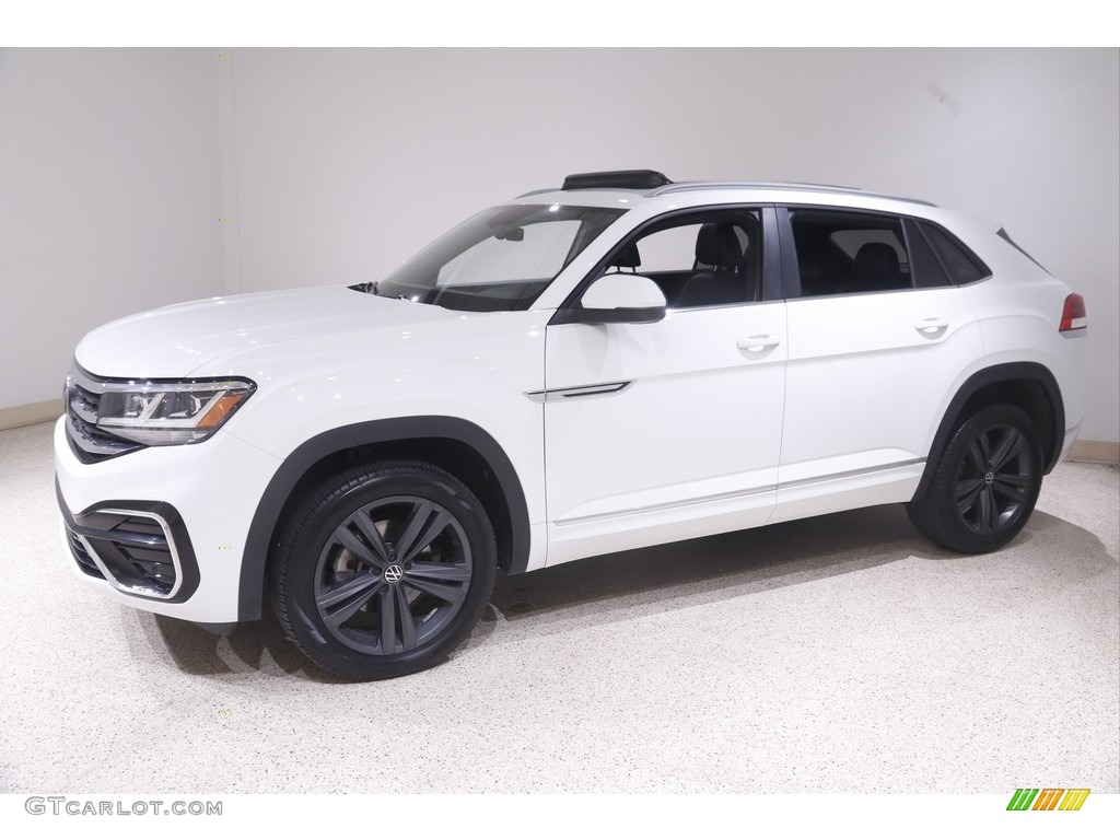 2020 Atlas Cross Sport SE R-Line 4Motion - Pure White / Titan Black photo #3