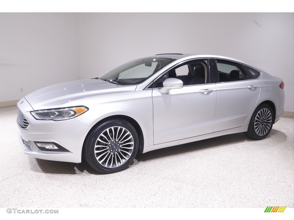 Ingot Silver 2018 Ford Fusion Titanium AWD Exterior Photo #144488163