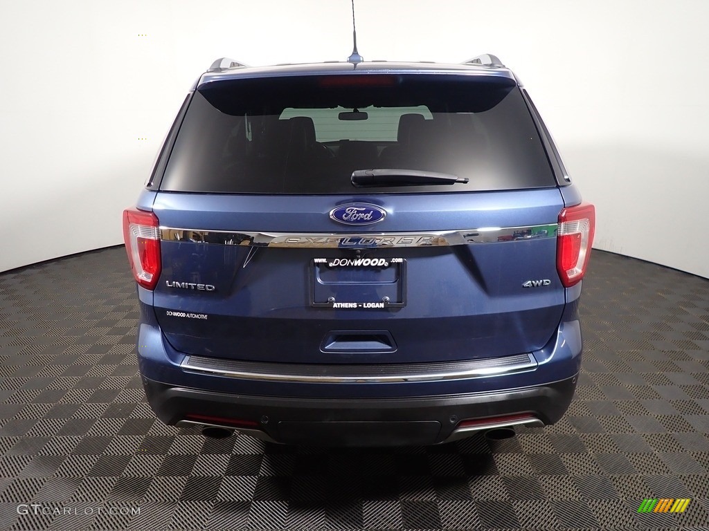 2019 Explorer Limited 4WD - Blue Metallic / Medium Black photo #14