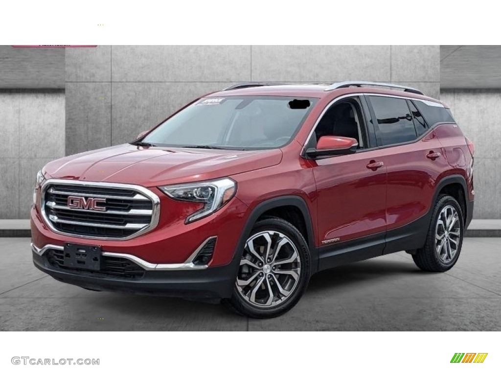 2019 Acadia SLT AWD - Red Quartz Tintcoat / Cocoa/Light Ash Gray photo #5