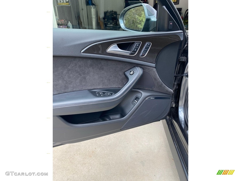 2016 Audi S6 4.0 TFSI Premium Plus quattro Black Door Panel Photo #144489039