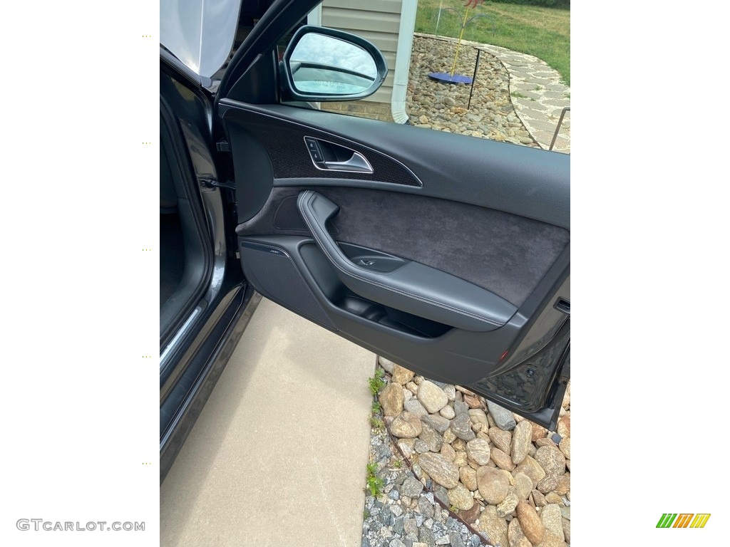 2016 Audi S6 4.0 TFSI Premium Plus quattro Black Door Panel Photo #144489057