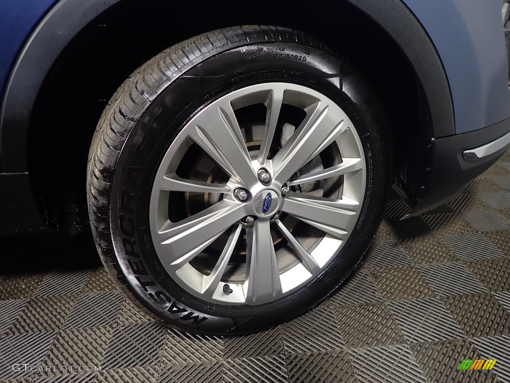 2019 Explorer Limited 4WD - Blue Metallic / Medium Black photo #44