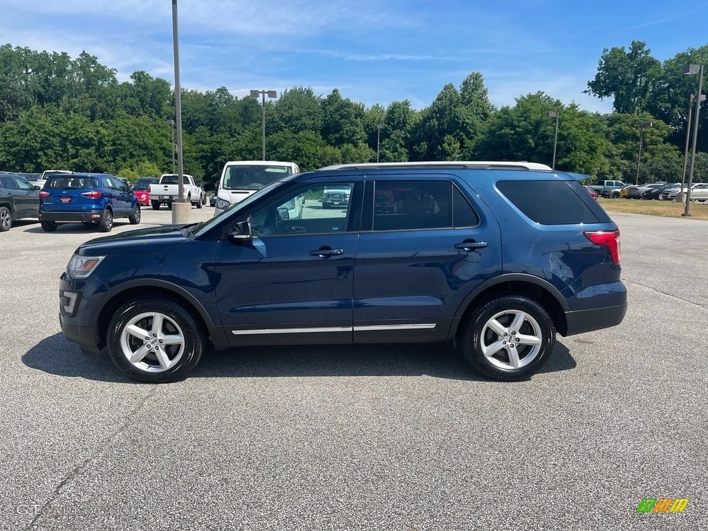 2017 Explorer XLT 4WD - Blue Jeans / Ebony Black photo #8