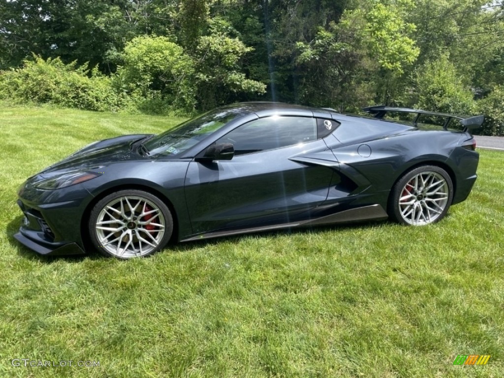 Shadow Gray Metallic 2021 Chevrolet Corvette Stingray Coupe Exterior Photo #144489753