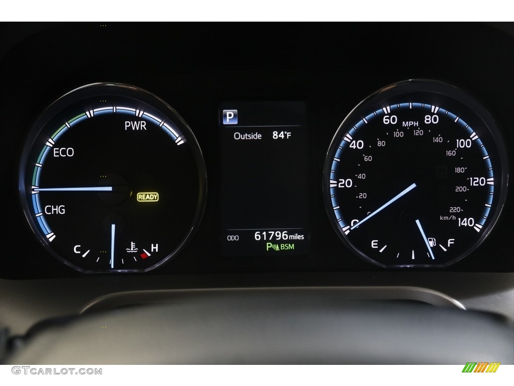 2018 RAV4 Limited AWD Hybrid - Electric Storm Blue / Ash photo #8