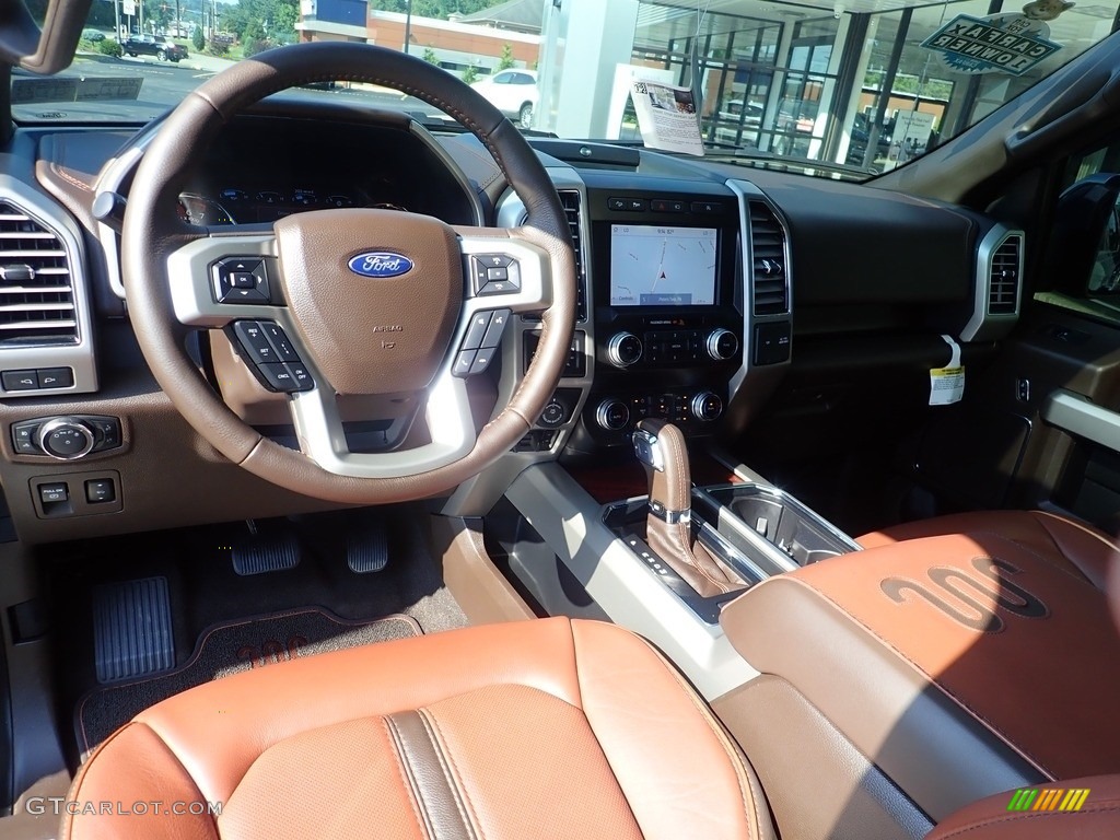 King Ranch Kingsville/Java Interior 2020 Ford F150 King Ranch SuperCrew 4x4 Photo #144489825